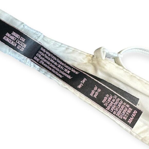 VICTORIA’S SECRET Women’s Very Sexy Ivory White Push-Up Bra Size 32A - Picture 4 of 5